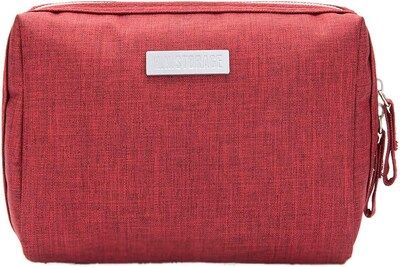 Foto 1 | Bolsa De Maquillaje Huoguo De Nailon Impermeable Para Bolso De Viaje (roja) - Venta Internacional.