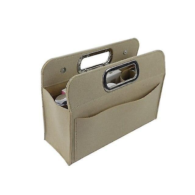 Bolsas Organizadoras Para Cosméticos Y Artículos De Tocador  Tela De Fieltro  Color Beige - Venta Internacional. $536