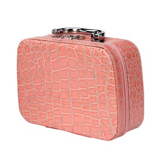 Foto 4 | Bolsa De Almacenamiento De Maquillaje Joyero Organizador De Viaje De Piel - Venta Internacional.