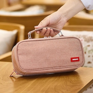 Foto 3 | Estuche Para Lápices Huoguo Creative Canvas Color Sólido Gran Capacidad - Venta Internacional.