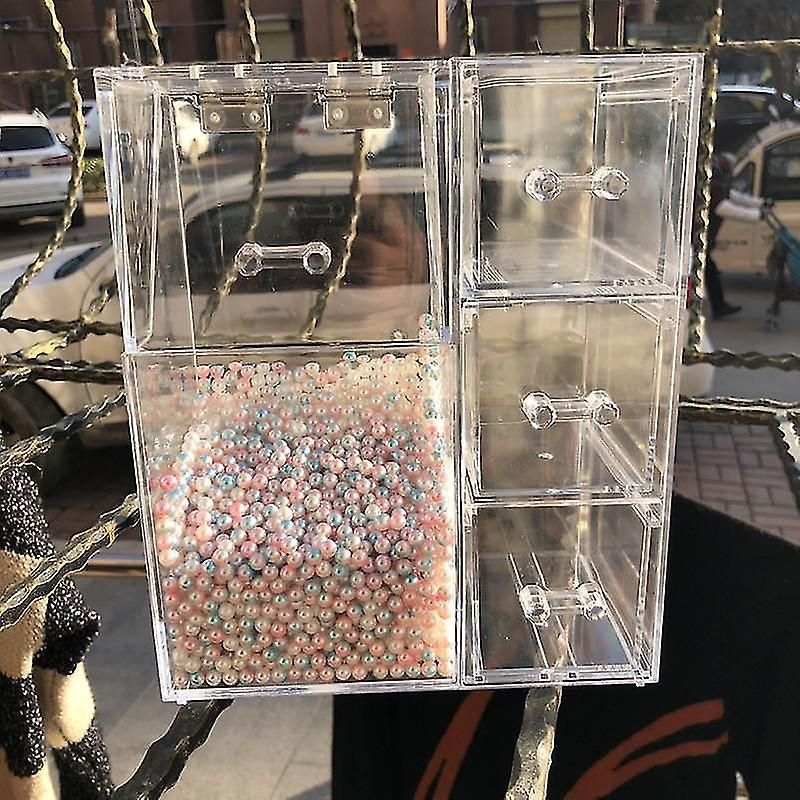 Foto 2 pulgar | Organizador De Maquillaje Acrílico Con Recipientes De Almacenamiento Para El Hogar - Venta Internacional.