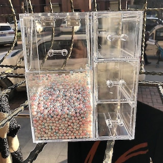 Foto 1 | Organizador De Maquillaje Acrílico Con Recipientes De Almacenamiento Para El Hogar - Venta Internacional.