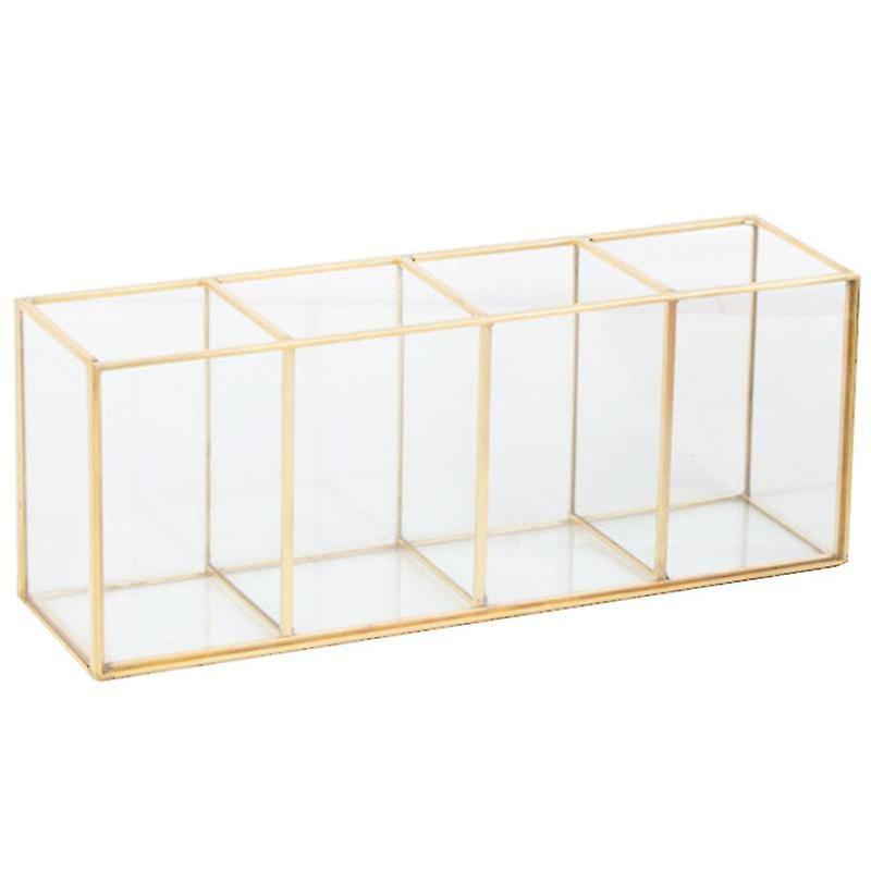 Foto 2 pulgar | Estuche Organizador De Maquillaje De Vidrio Transparente Huoguo Storage Containers - Venta Internacional.