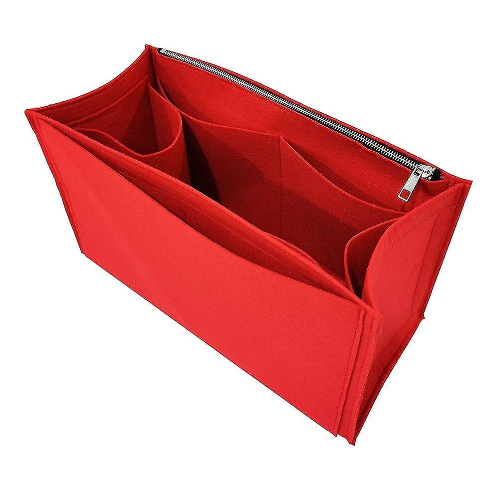 Neceser Cosmético Organizador De Viaje Hecho A Mano Rojo - Venta Internacional.