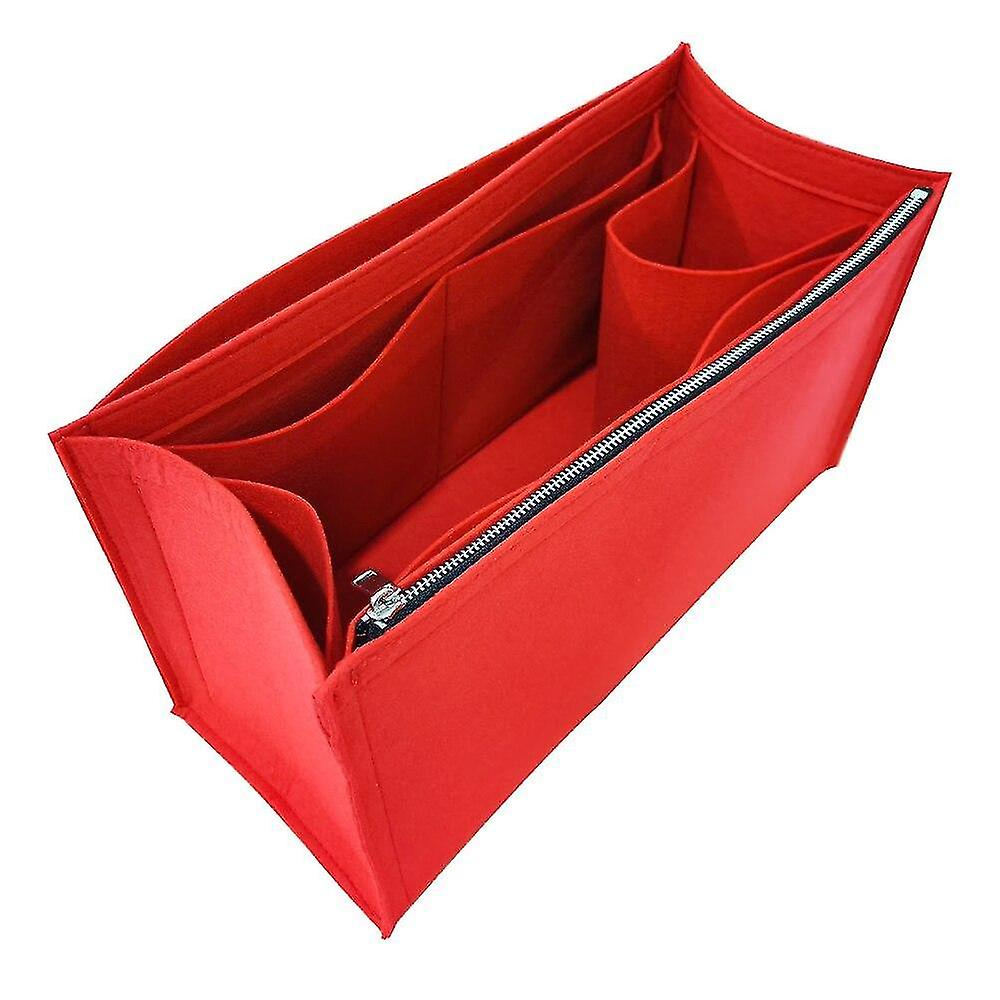 Foto 3 pulgar | Neceser Cosmético Organizador De Viaje Hecho A Mano Rojo - Venta Internacional.