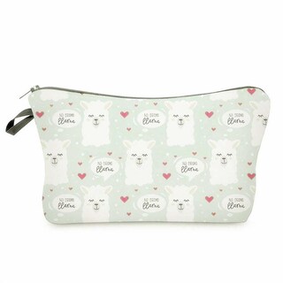Foto 1 | Bolsa De Cosméticos Huoguo Para Mujer Estampado De Letras Travel Oxford - Venta Internacional.
