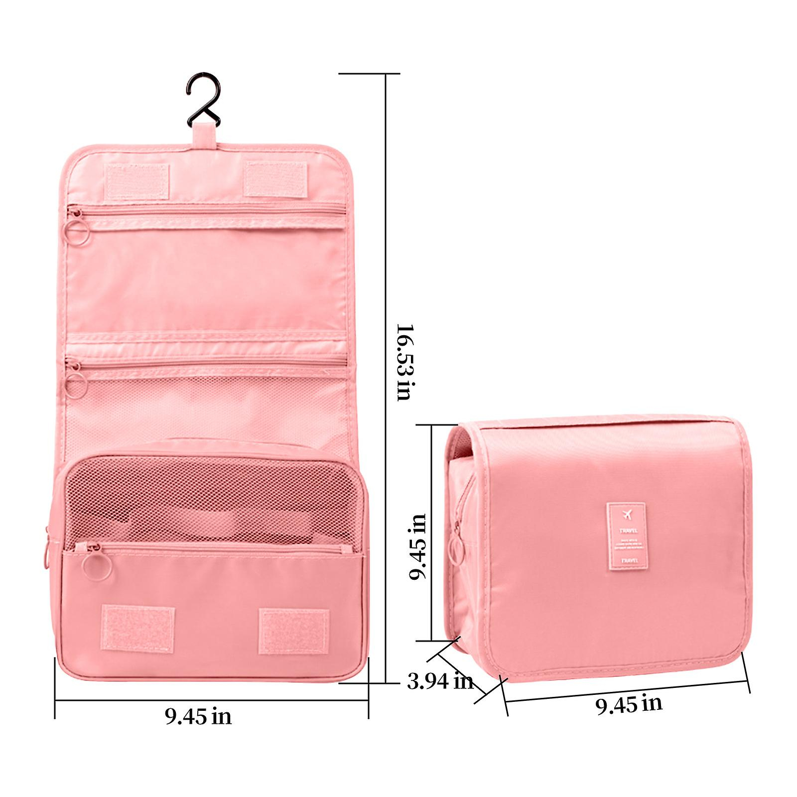 Foto 4 pulgar | Neceser Colgante Huoguo  Organizador De Cosméticos Grande  Rosa - Venta Internacional.
