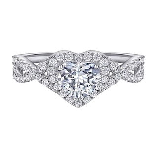 Foto 4 | Anillo Huoguo Love Diamond Fashion De Aleación En Forma De Corazón - Venta Internacional.