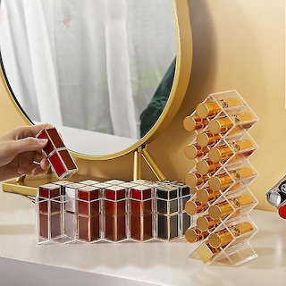 Foto 5 | Contenedores De Almacenamiento Doméstico Caja De Almacenamiento De Lápiz Labial De Acrílico - Venta Internacional.