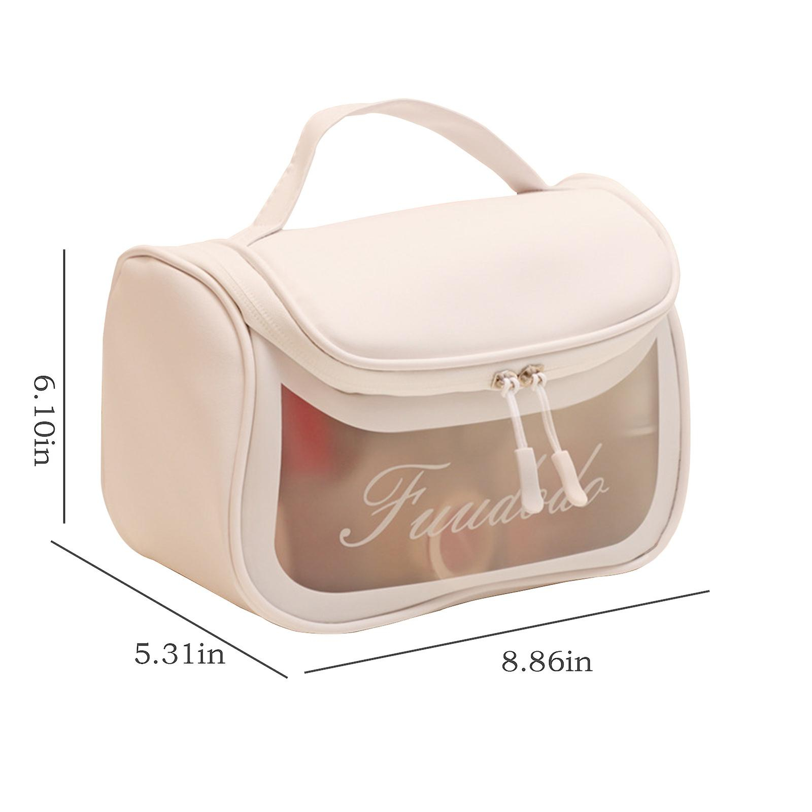 Foto 4 pulgar | Bolsa De Almacenamiento De Cosméticos Huoguo  Grande  Transparente  Impermeable - Venta Internacional.