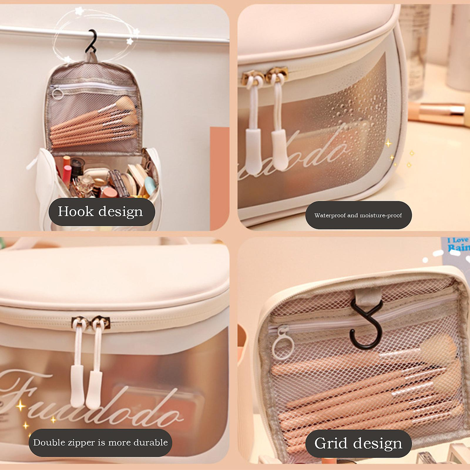 Foto 4 | Bolsa De Almacenamiento De Cosméticos Huoguo  Grande  Transparente  Impermeable - Venta Internacional.