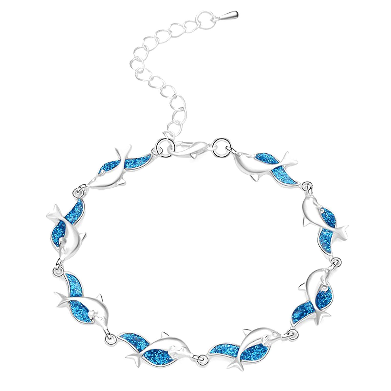 Pulsera Huoguo Fashion Lujosa Aobao Animal Dolphin Para Mujer - Venta Internacional. $407