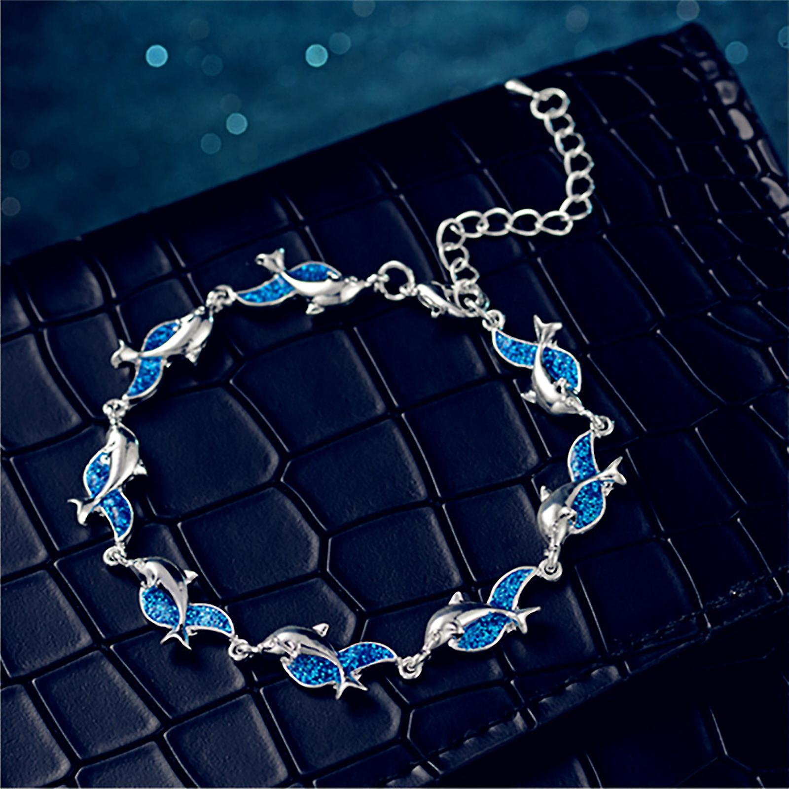 Foto 4 pulgar | Pulsera Huoguo Fashion Lujosa Aobao Animal Dolphin Para Mujer - Venta Internacional.
