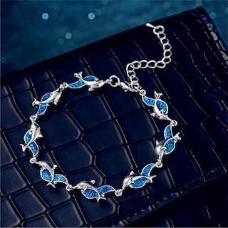 Foto 3 | Pulsera Huoguo Fashion Lujosa Aobao Animal Dolphin Para Mujer - Venta Internacional.