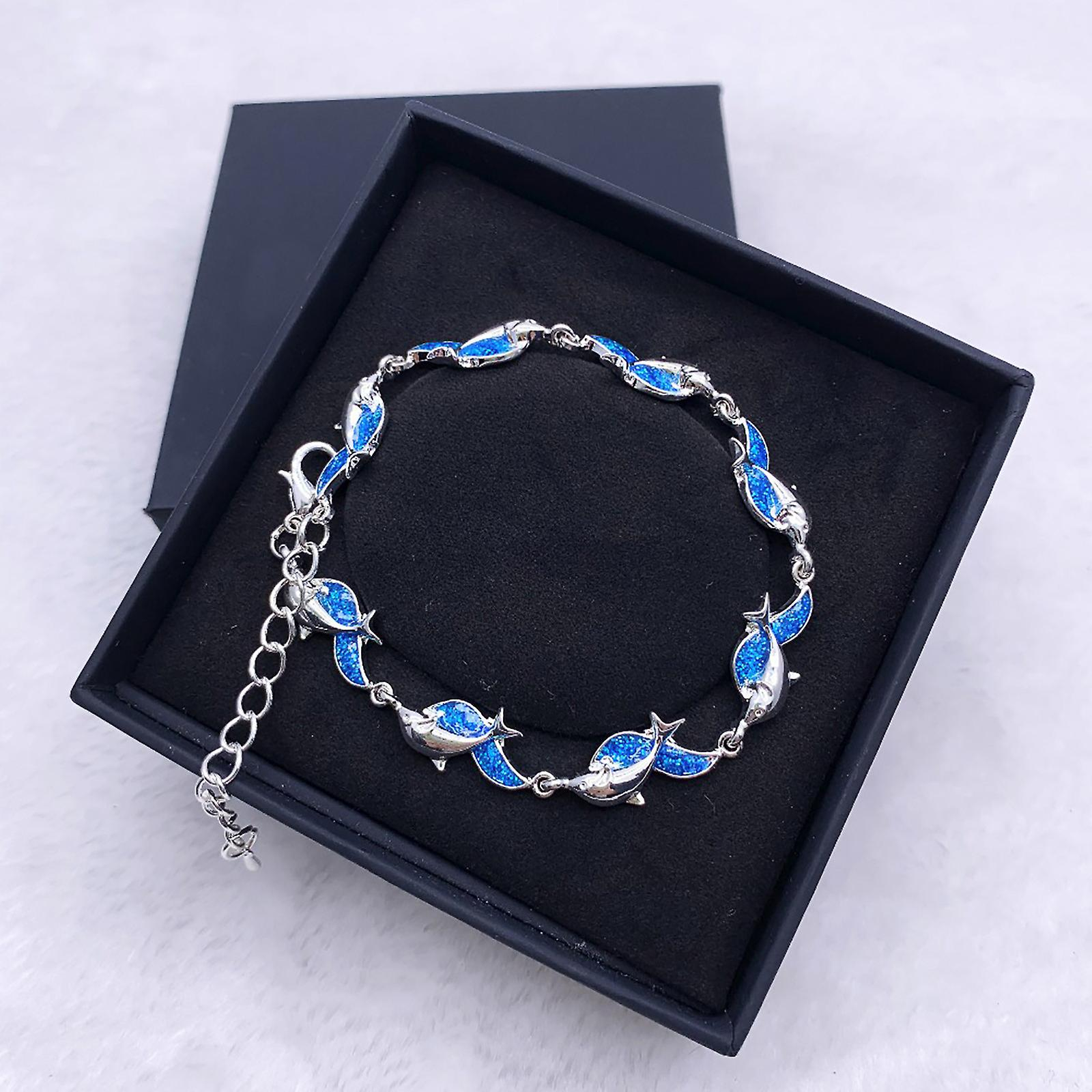 Foto 6 pulgar | Pulsera Huoguo Fashion Lujosa Aobao Animal Dolphin Para Mujer - Venta Internacional.