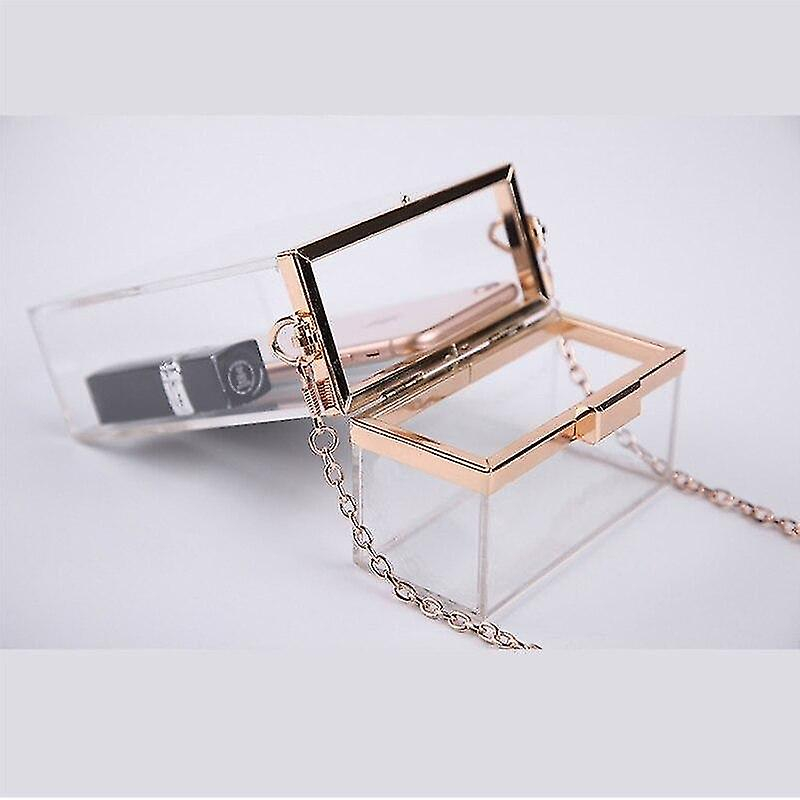 Foto 4 pulgar | Neceser Cosmético Huoguo  Bandolera Transparente Para Mujer - Venta Internacional.