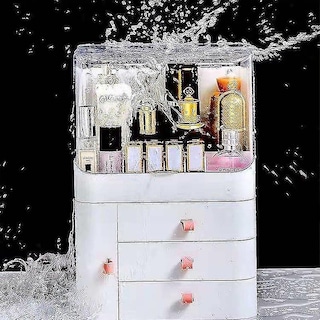 Foto 3 | Contenedor Organizador De Maquillaje Huoguo De Gran Capacidad - Venta Internacional.