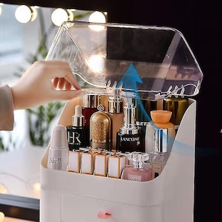 Foto 4 | Contenedor Organizador De Maquillaje Huoguo De Gran Capacidad - Venta Internacional.