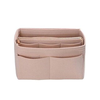 Foto 1 | Organizador De Neceseres Cosméticos Con Inserto De Tela De Fieltro Color Beige - Venta Internacional.
