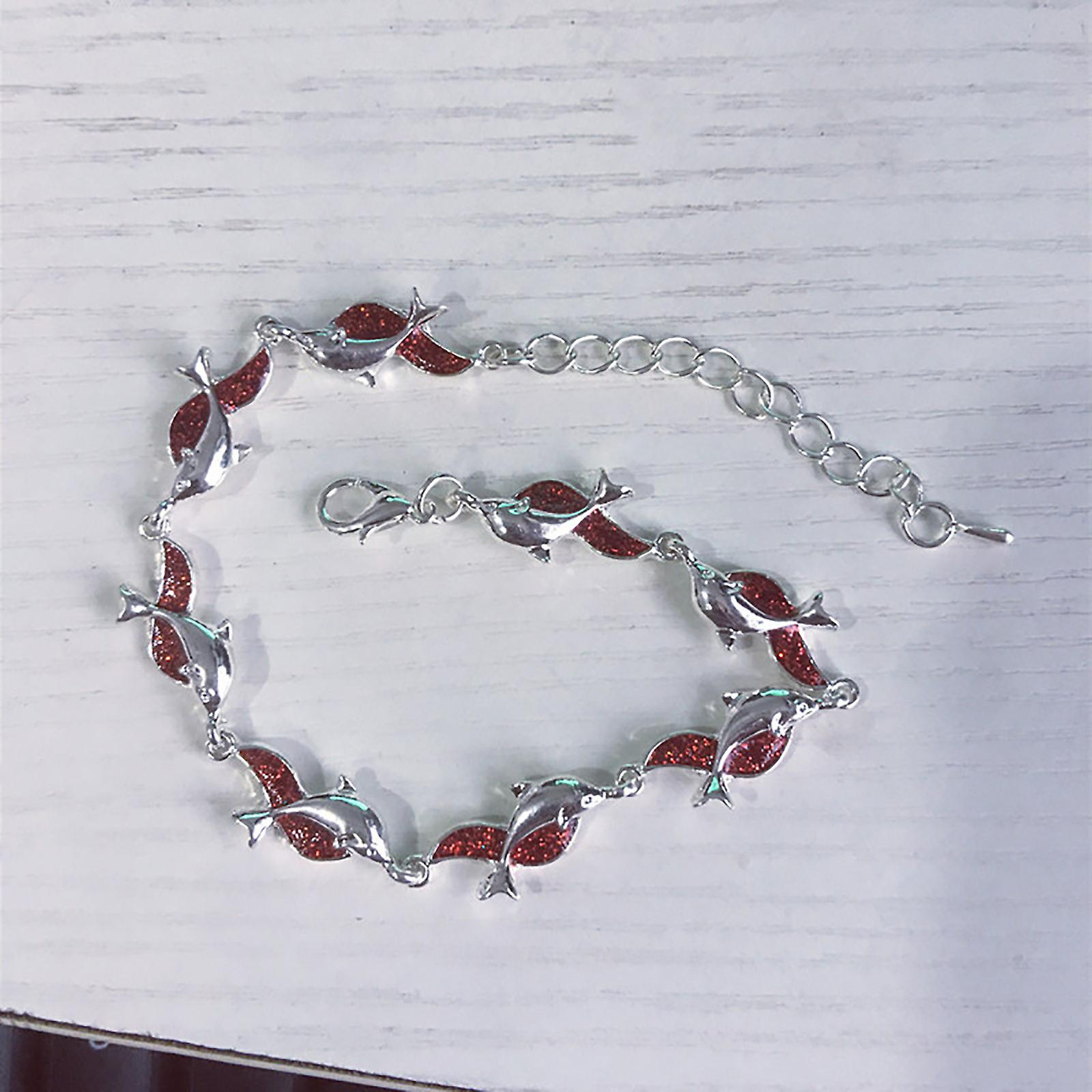 Foto 4 pulgar | Pulsera Huoguo Fashion Lujosa Aobao Animal Dolphin Para Mujer - Venta Internacional.