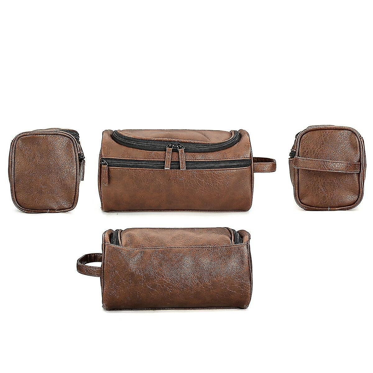 Foto 1 | Neceser Cosmético Huoguo Vintage De Piel Sintética Para Hombre - Venta Internacional.