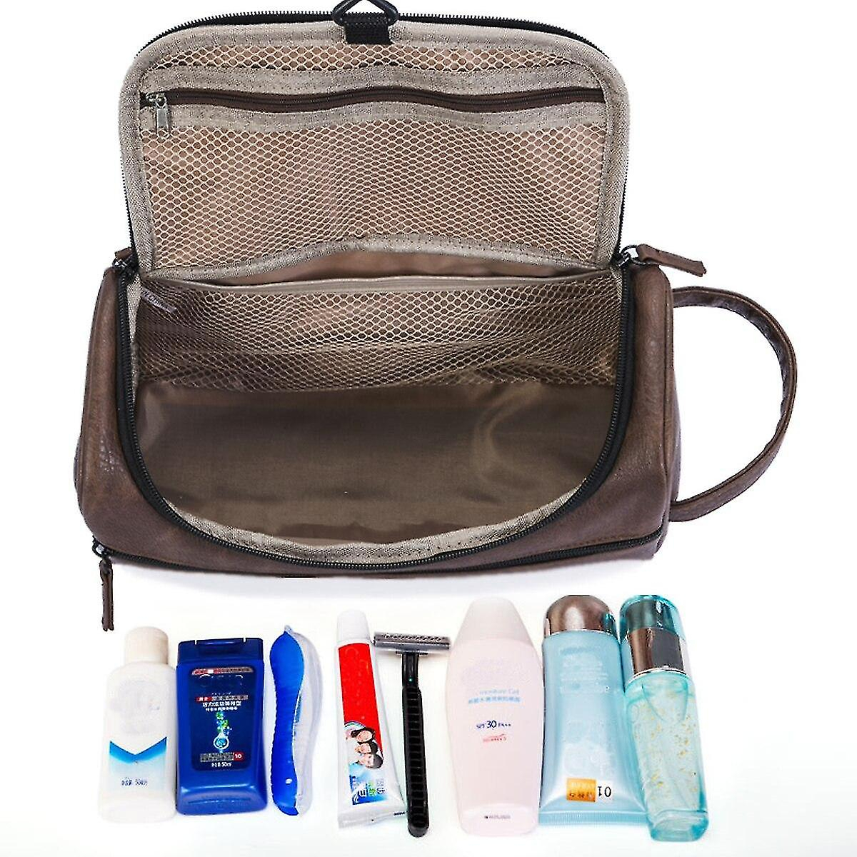 Foto 3 | Neceser Cosmético Huoguo Vintage De Piel Sintética Para Hombre - Venta Internacional.