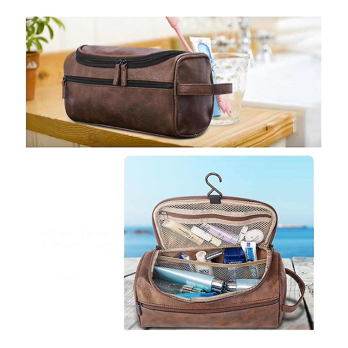 Foto 5 pulgar | Neceser Cosmético Huoguo Vintage De Piel Sintética Para Hombre - Venta Internacional.