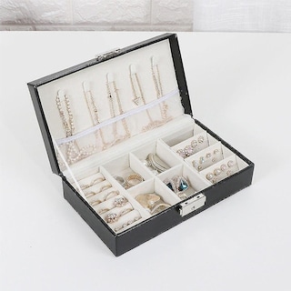 Foto 2 | Neceser Cosmético Huoguo Organizador De Joyas De Piel Sintética - Venta Internacional.