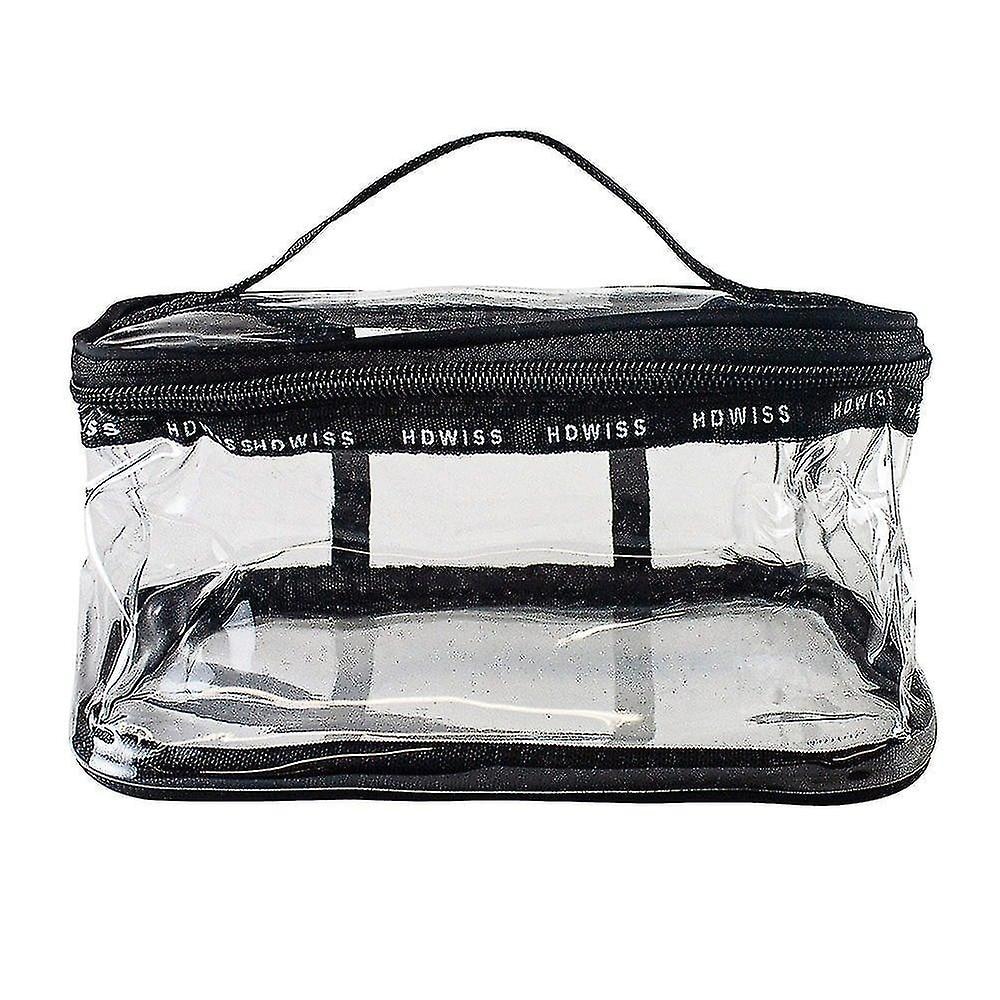Neceser Cosmético Huoguo Transparente Con Asa 22x16 Cm - Venta Internacional. $480