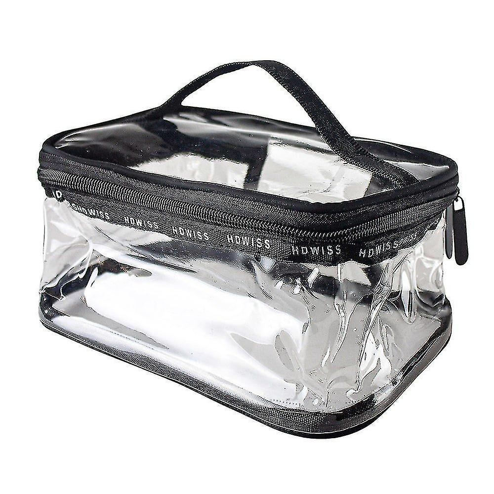 Foto 3 pulgar | Neceser Cosmético Huoguo Transparente Con Asa 22x16 Cm - Venta Internacional.