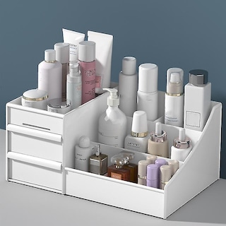 Foto 3 | Recipientes De Almacenamiento Doméstico Organizador De Maquillaje Para Cosméticos Organizadores De - Venta Intern
