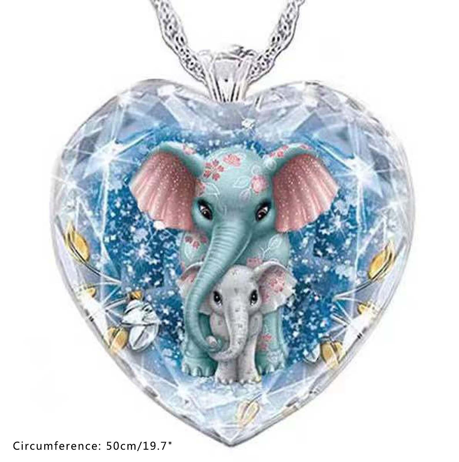 Foto 3 pulgar | Collar Huoguo Elephant Para Mujer  Joyería Romántica  Joyería De Aleación - Venta Internacional.