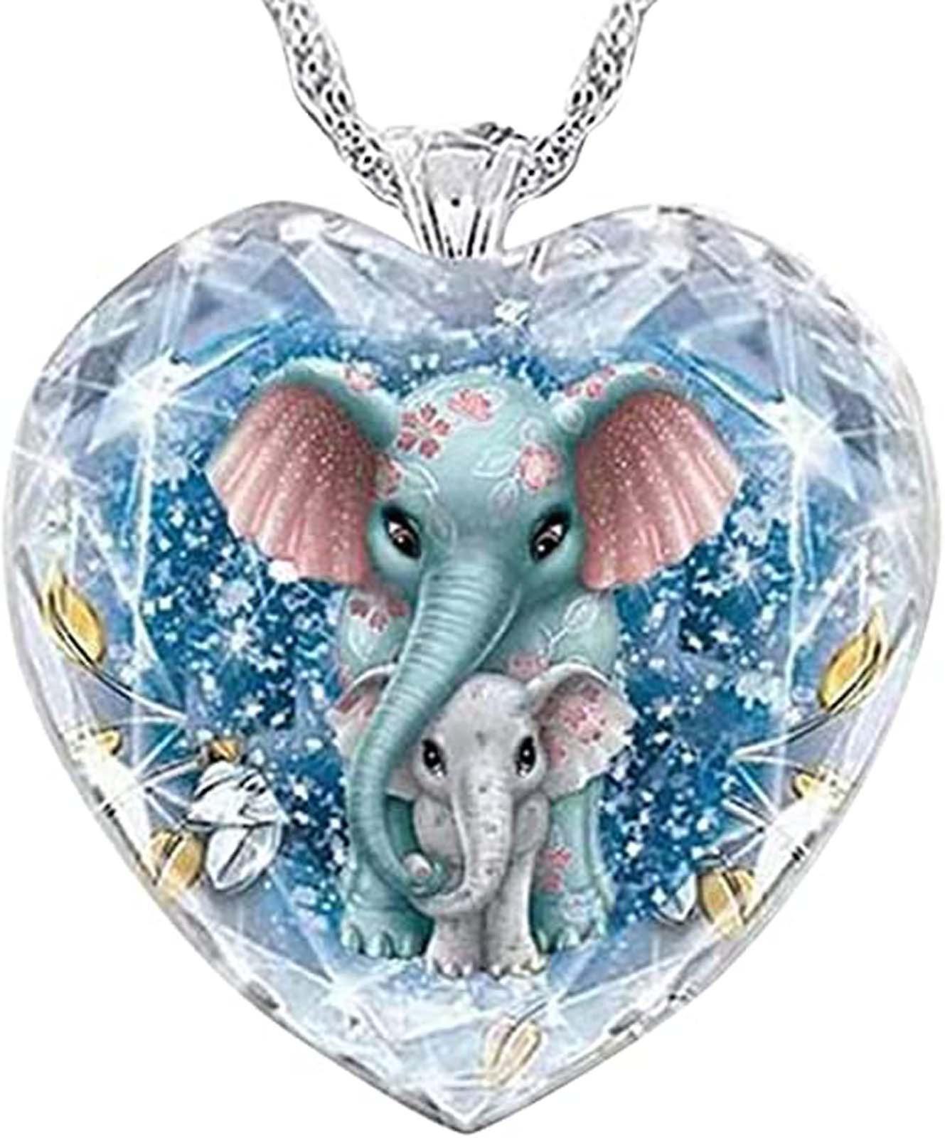 Foto 4 pulgar | Collar Huoguo Elephant Para Mujer  Joyería Romántica  Joyería De Aleación - Venta Internacional.