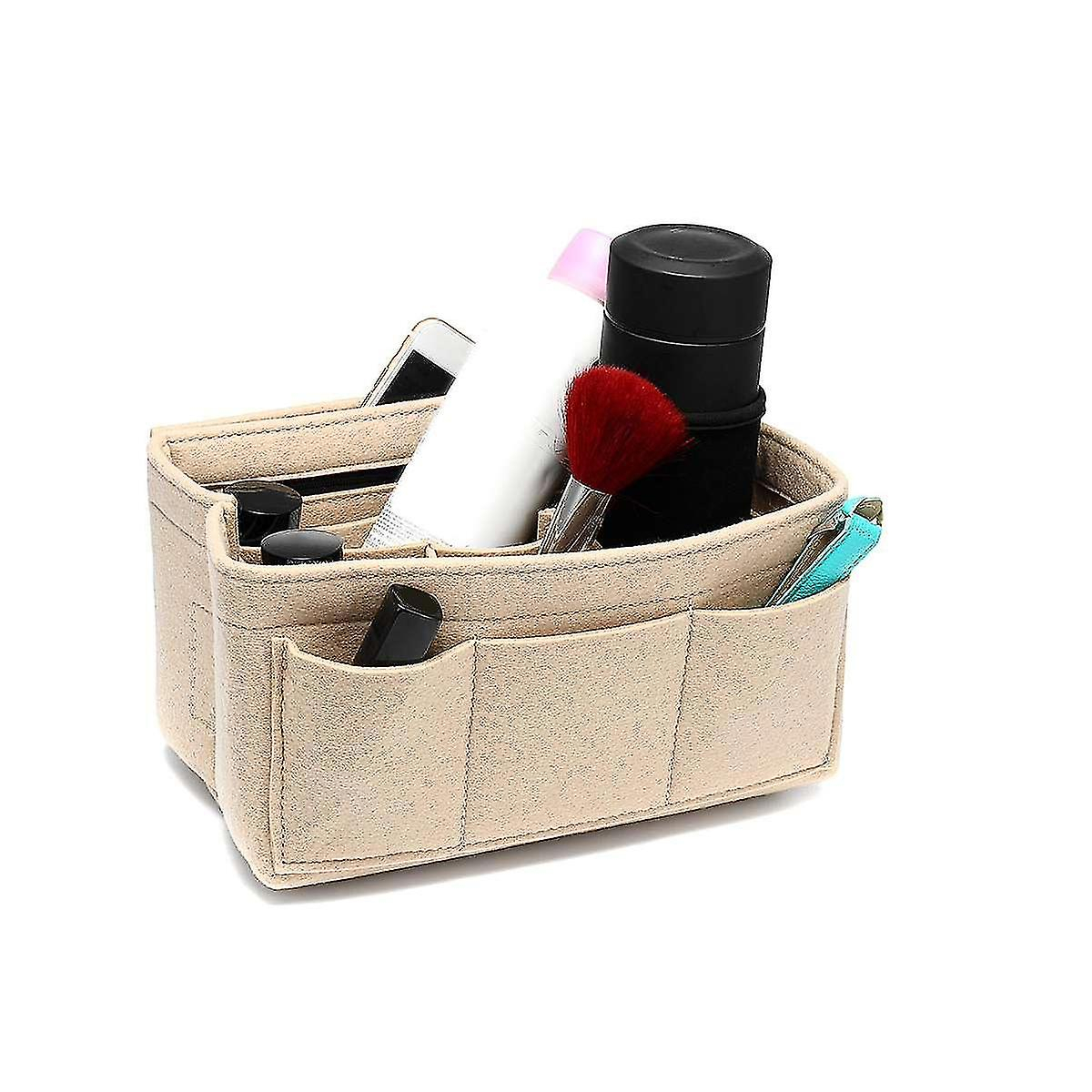 Organizador De Bolsas De Tocador Cosméticas De Tela De Fieltro - Venta Internacional.