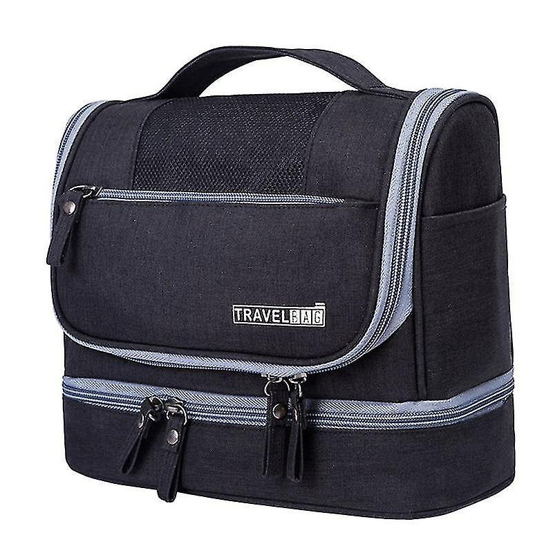 Foto 2 pulgar | Neceser Cosmético Huoguo Designer Impermeable Oxford Negro - Venta Internacional.