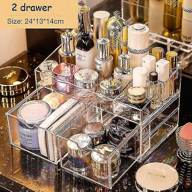 Foto 6 pulgar | Organizador De Maquillaje Huoguo  Contenedor De Plástico Para Almacenamiento Doméstico - Venta Internacional.
