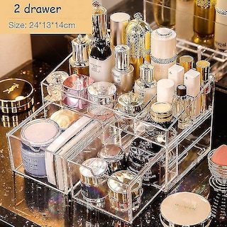 Foto 5 | Organizador De Maquillaje Huoguo Contenedor De Plástico Para Almacenamiento Doméstico - Venta Internacional.