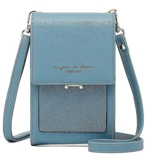 Foto 1 | Tarjetero Huoguo - Peinetas Verticales Con Un Solo Hombro Color Azul - Venta Internacional.