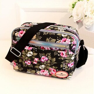 Foto 2 | Bolso Bandolera Huoguo Fashion Women De Lona Negro - Venta Internacional.