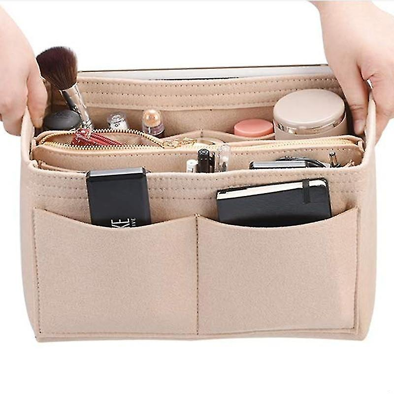 Foto 2 pulgar | Neceser Cosmético Huoguo Con Inserto De Tela De Fieltro Para Mujer - Venta Internacional.
