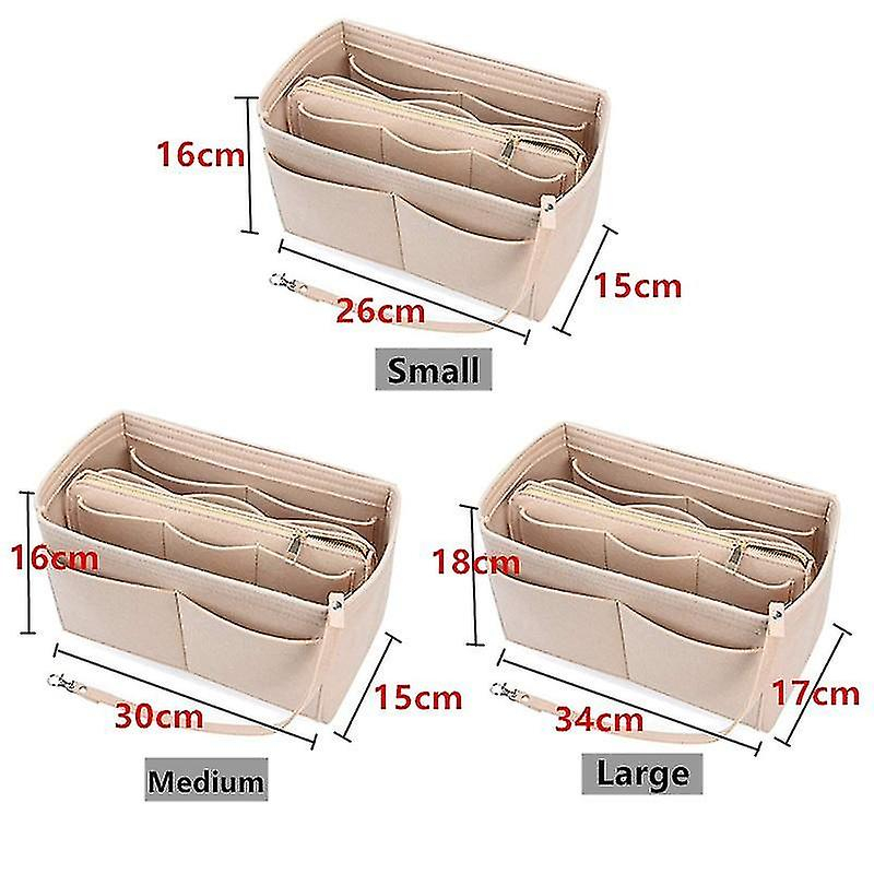 Foto 5 pulgar | Neceser Cosmético Huoguo Con Inserto De Tela De Fieltro Para Mujer - Venta Internacional.