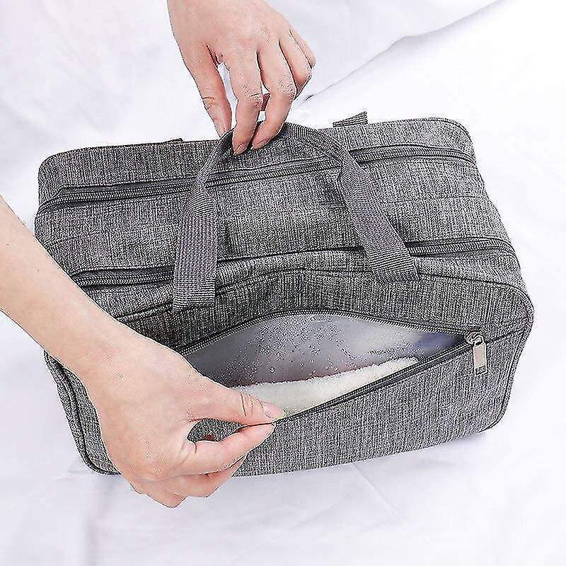 Foto 6 pulgar | Neceser Cosmético Huoguo Separación Seca Y Húmeda Para Mujer - Venta Internacional.