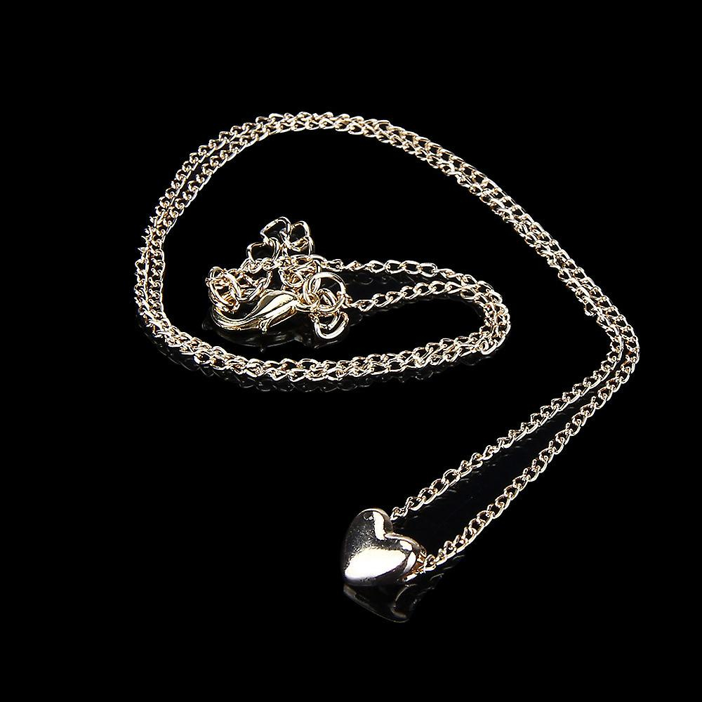 Foto 5 pulgar | Collar De Joyería De Moda Con Colgante De Corazón Dorado Huoguo - Venta Internacional.