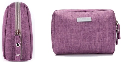 Foto 1 | Bolsa De Maquillaje Huoguo Pequeña De Viaje Cosmética Impermeable Color Morado - Venta Internacional.