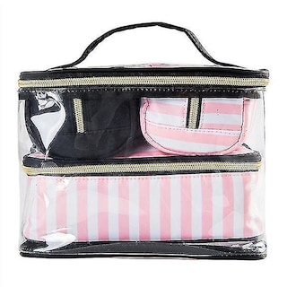 Foto 2 | Set De Bolsas De Aseo Cosmético 4 Piezas De Piel Sintética Impermeable Para Mujer - Venta Internacional.
