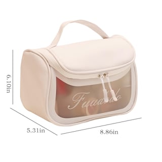 Foto 3 | Bolsa De Almacenamiento De Cosméticos Huoguo Grande Transparente Impermeable - Venta Internacional.