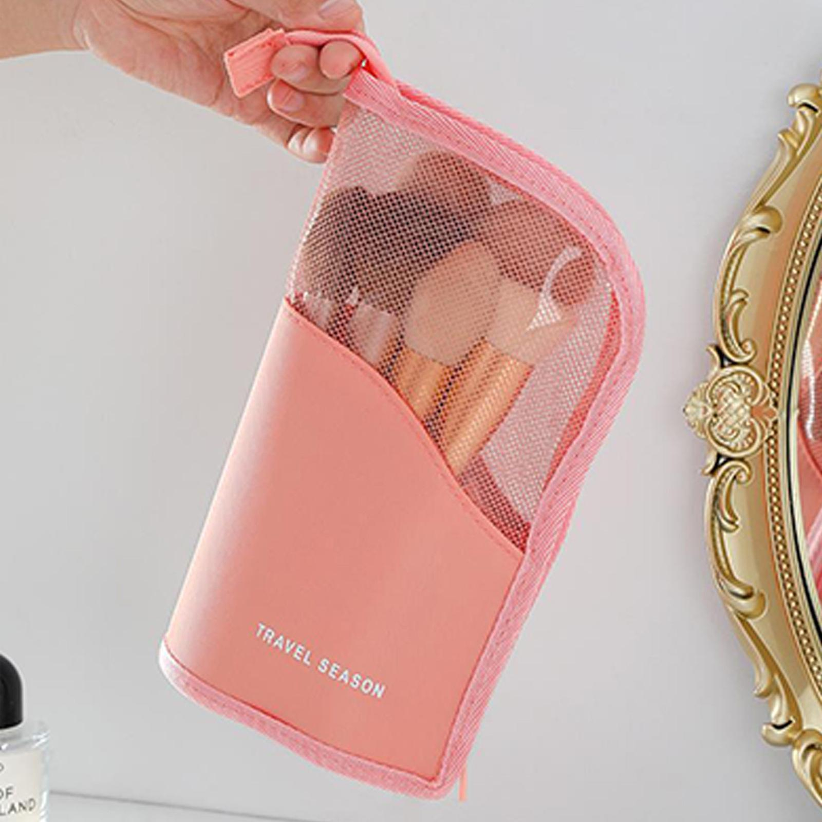 Foto 5 pulgar | Bolsa Organizadora De Brochas De Maquillaje Huoguo De Alta Capacidad Rosa - Venta Internacional.