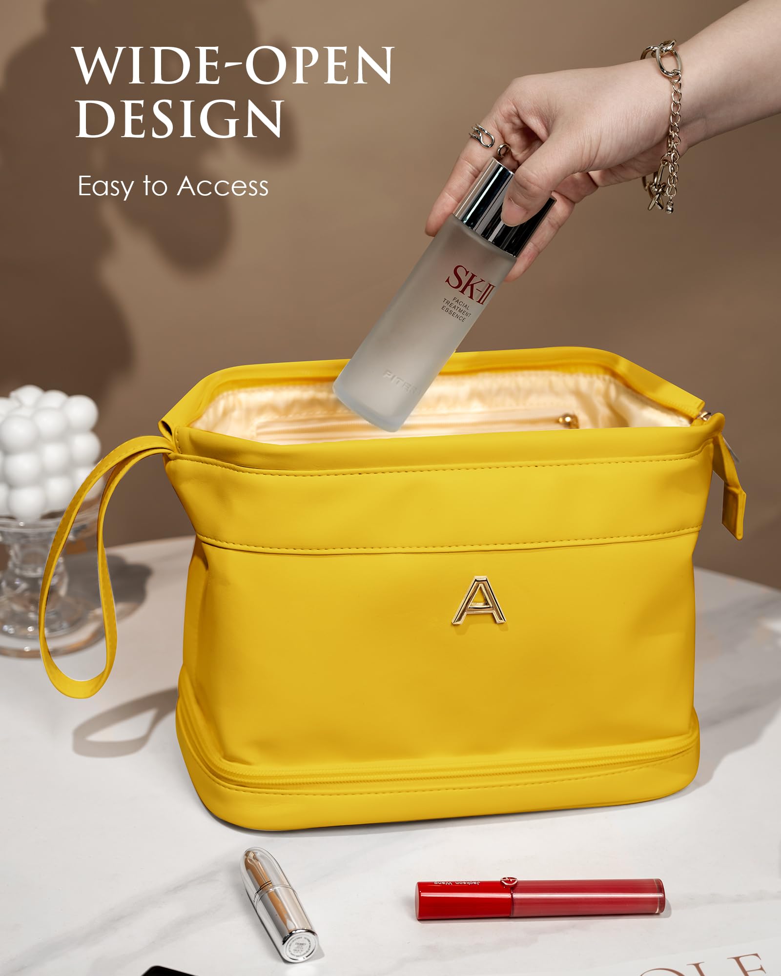 Foto 4 pulgar | Bolsa De Maquillaje Vogewood Kids Initial  Bolsa De Cosméticos Impermeable - Venta Internacional.
