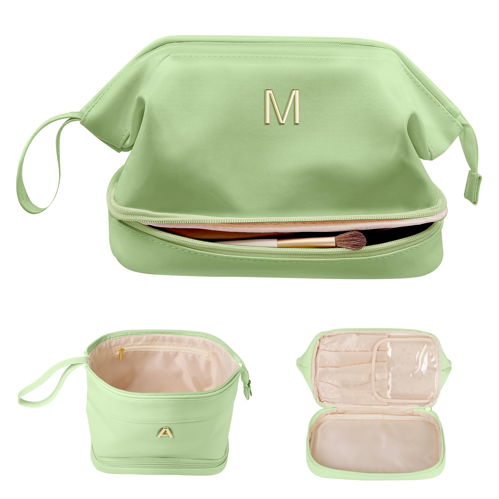 Foto 1 | Bolsa De Maquillaje Vogewood Personalized Initial Large Impermeable - Venta Internacional.