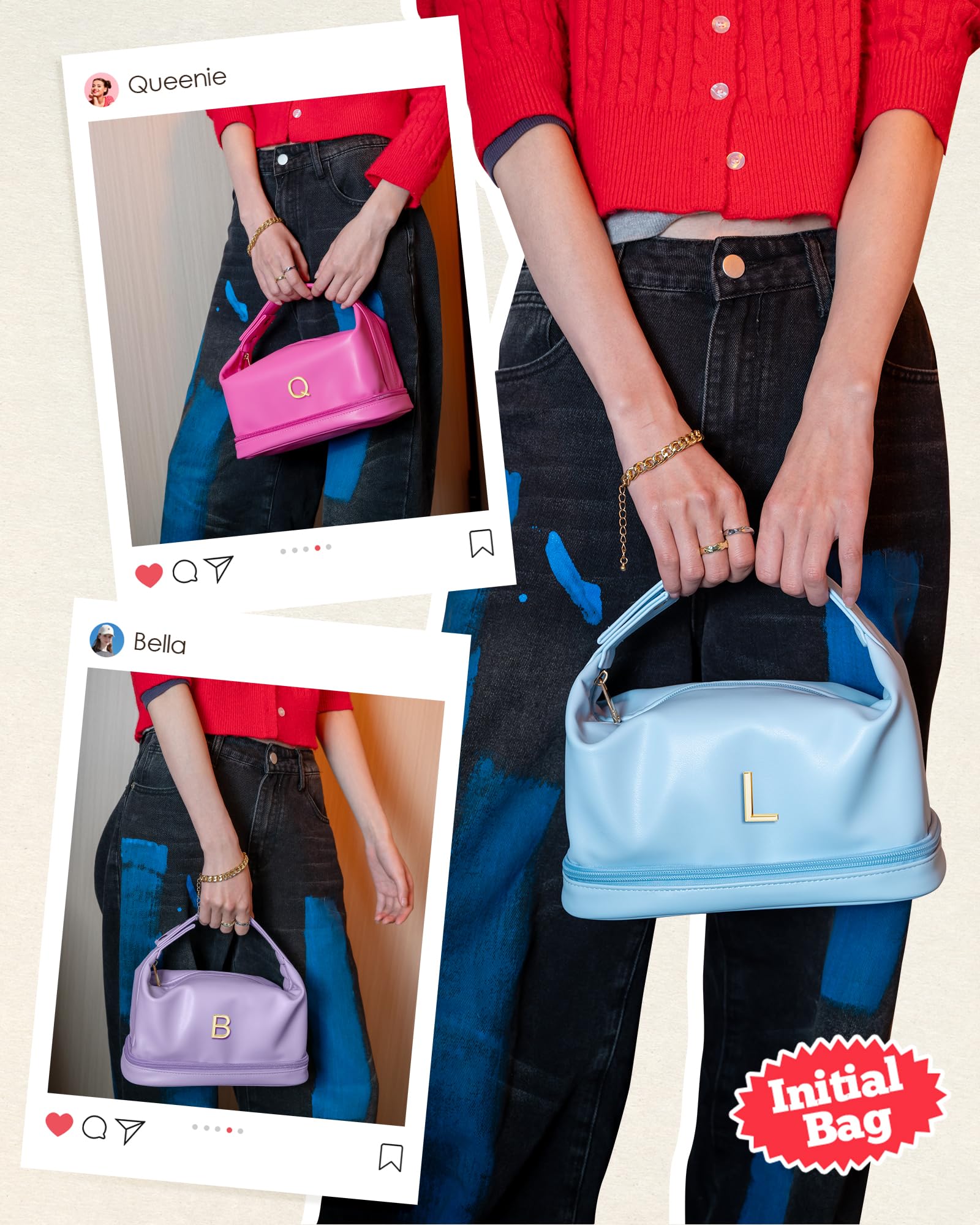 Foto 2 | Bolsa De Maquillaje Vogewood  Regalos De Pascua Para Niña  Personalizada - Venta Internacional.